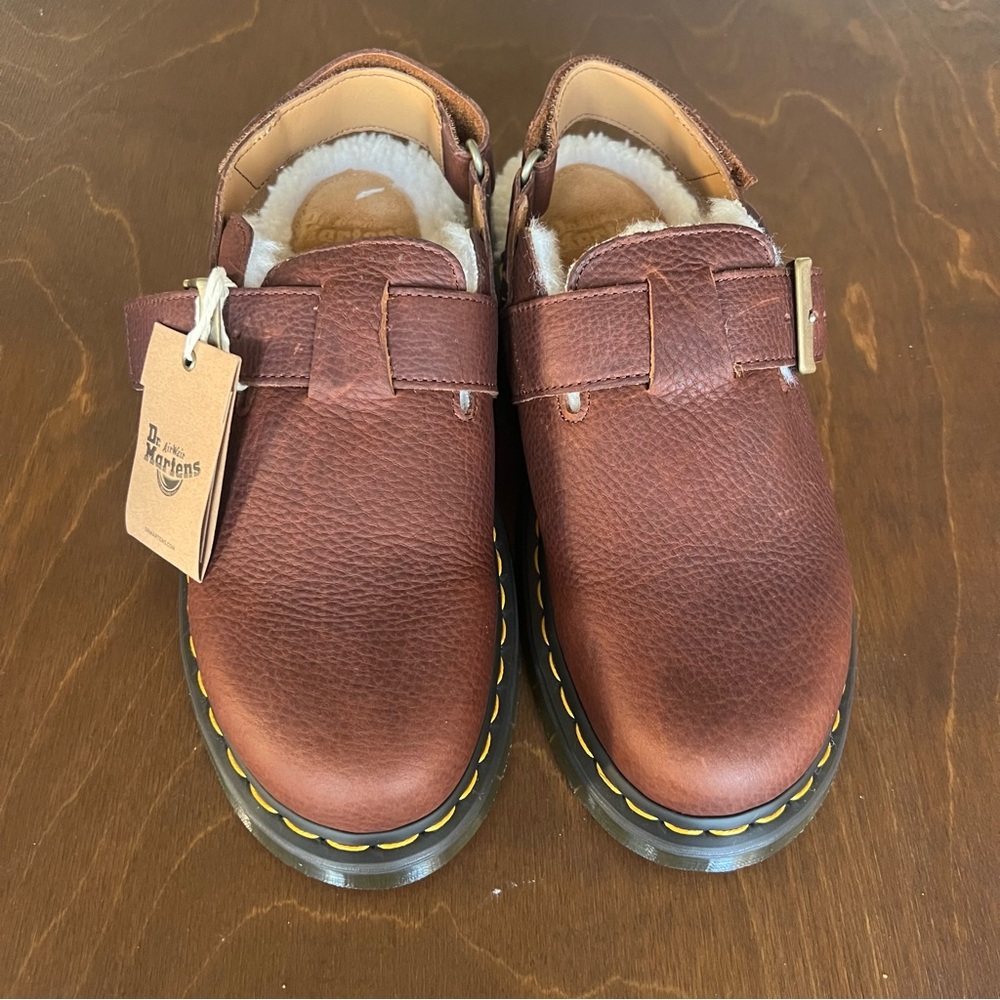 Dr. Martens Jorge Brando Shearling-Lined Sandals - Picture 2 of 6